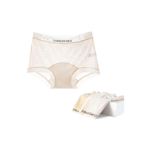 DINGLU 6 штук охлаждающие кружевные боксеры 100A+отдельная упаковка женские трусики-бикини