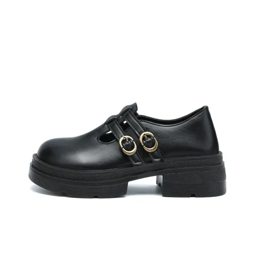 Warrior Туфли Мэри Джейн Лоферы 5,5CM Женские