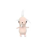 Белая кукла с чихуахуа [розовая] 12 см