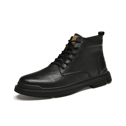 H2 Противоскользящая устойчивая к истиранию платформа увеличивающая высоту с флисовой подкладкой термическая мужская обувь Martin Boot