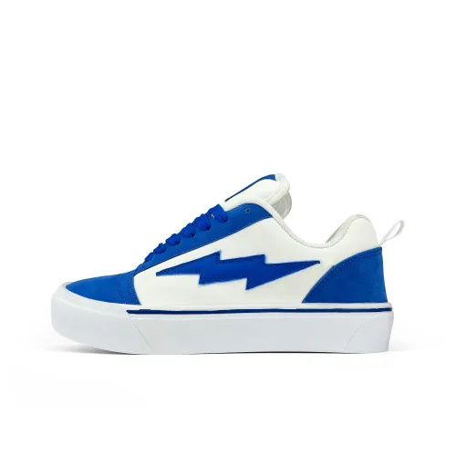 Rongchuan Высота Увеличивающие Износостойкие Легкие Противоскользящие Низкие Кроссовки для Скейтбординга Унисекс Белый Синий