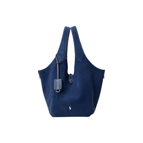 Polo Ralph Lauren Кожа Сумка через плечо Средняя Женская Синяя