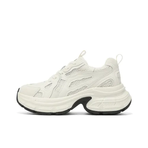 B+AB массивные кроссовки Low Top Ecru Женские