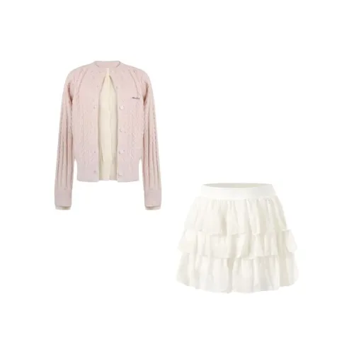 COVT Трикотаж+Юбка Женские Комплекты с юбкой