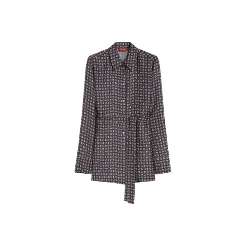 MaxMara Studio Темно-синие женские рубашки