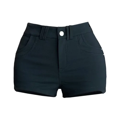 SNZX Черные джинсовые шорты женские