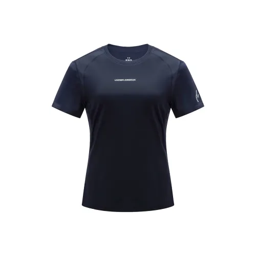 Under Armour Стандартная футболка женская цвет глубокий морской синий