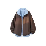 Коричневый, полосы (светло-синий, лунный свет)