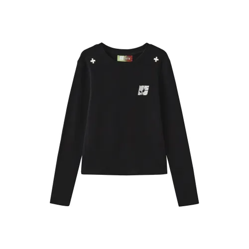 NSTNEW START Стандартный Длинный Рукав Т-Рубашка Женская