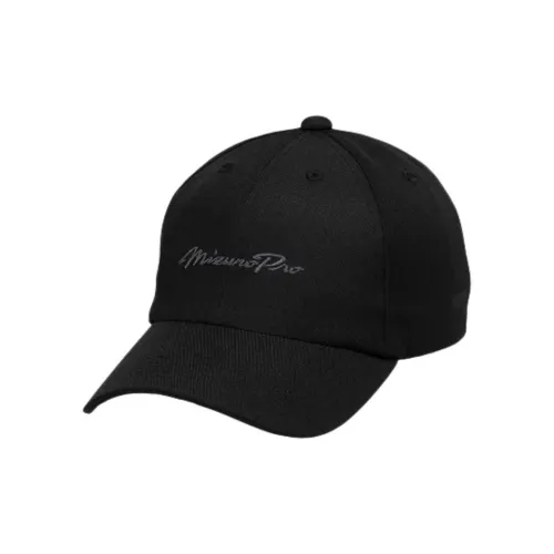 Mizuno Полиэстер Кепки Унисекс Черный