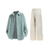 Лесной зеленый + Грязно-желтый