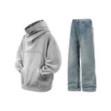 Облако Серый + Средний Синий