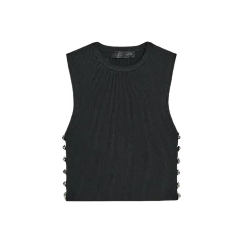 ZARA Черные Женские Майки