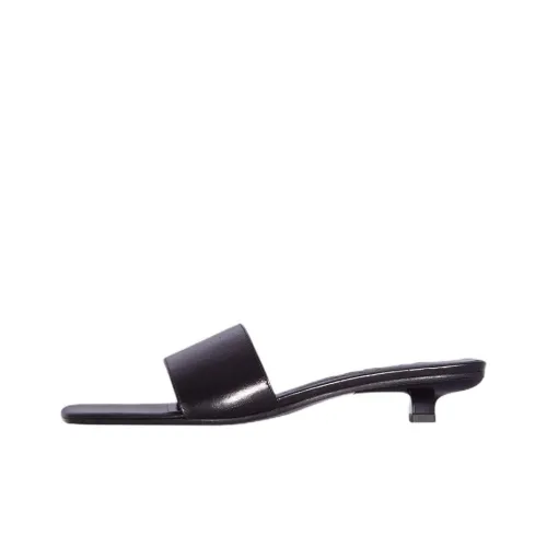 By Far Слипоны 3 см Женские Черные