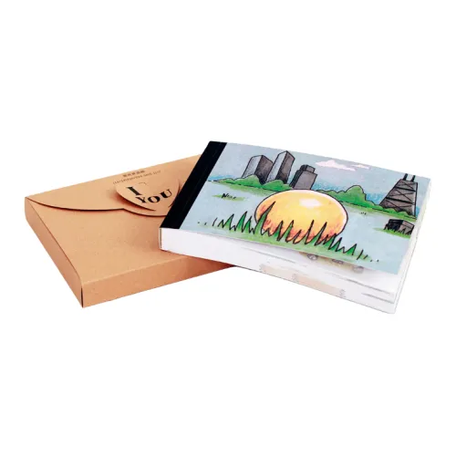 CANEXT Тибетское кольцо FLIP BOOK Щенок Лазурь Фонари Анимация DIY Игрушки