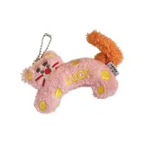 Розовый маленький подвеска в виде леопарда, кукла