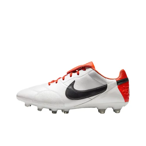 Найк Premier 3 Футбольные бутсы Унисекс Белый Оранжевый