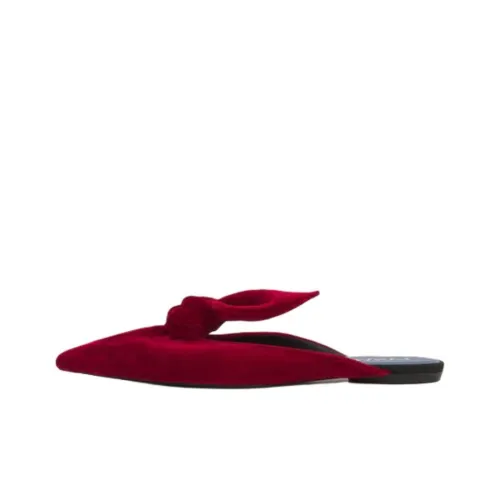 Lanvin Домашние тапочки Женские Red