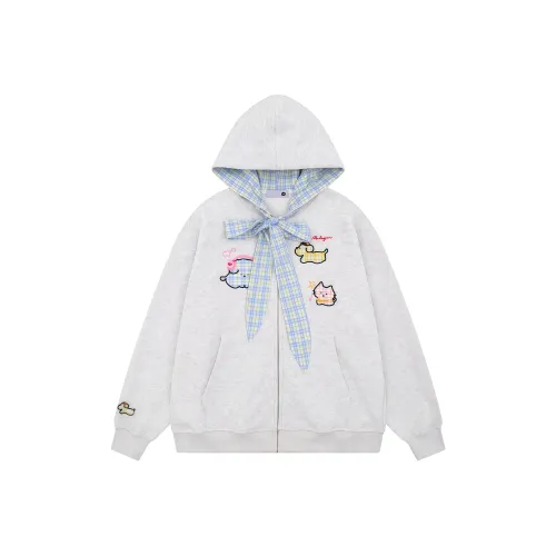 GOSO Белый Серый Весенний Осенний Женский Свитшот