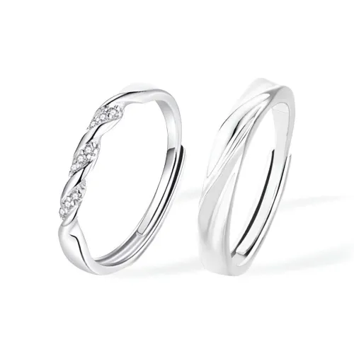 Jinghua Record Цирконовые кольца унисекс