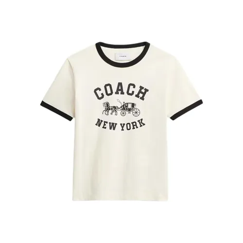 COACH Крем Женские T-рубашки