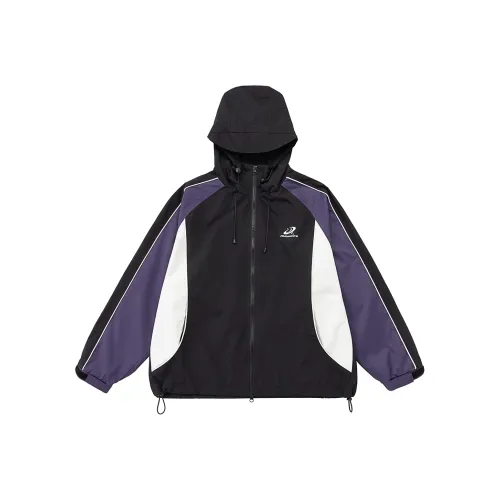OWSTORE Черный+Фиолетовый Унисекс Куртки