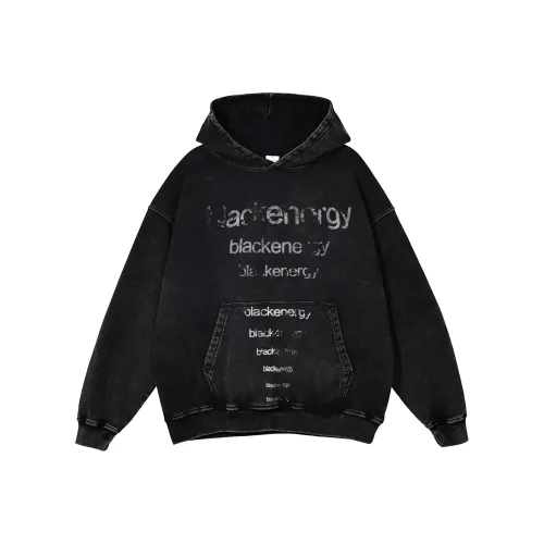 WEINIU Выстиранный Черный Унисекс Свитшоты