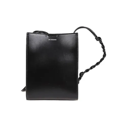 JIL SANDER Телячья кожа Сумка через плечо Женская Черная