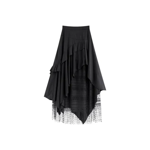 BVODE Повседневный Длинный Юбка Женские