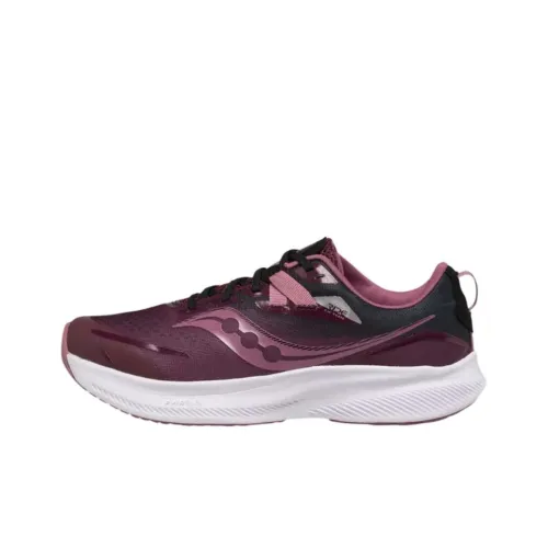 Saucony Ride Yutu 15 Low Топ Детские беговые кроссовки Фиолетовый Подростки