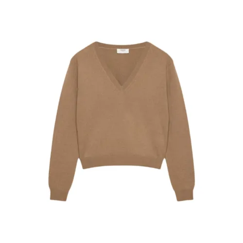 ARITZIA FW25 Bare Кашемир V-образный вырез Свитер из кашемира Женский