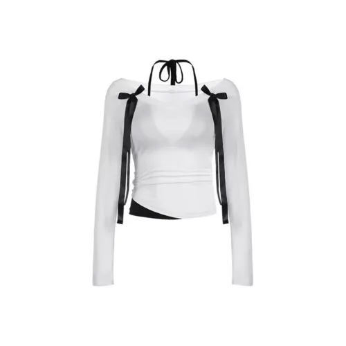 EMDPN Длинный рукав Женская Весна-Осень Дизайн UNIQUE Укороченный Топ Женский