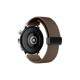 [Light Coffee] Личи Зернистая текстура Силикон Магнитная застежка Ремешок