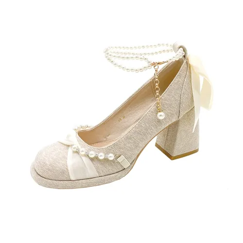 UMEK Грубый каблук Высокие каблуки 5 см 7 см Женские