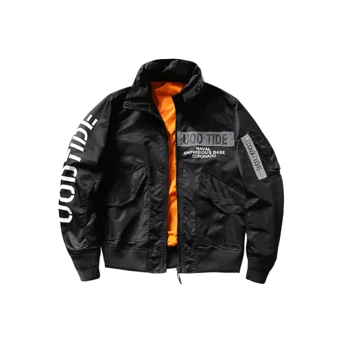 UOD Трейл Бег Ветрозащитный Водонепроницаемый Свободный крой Универсальный Пилотная Куртка Унисекс