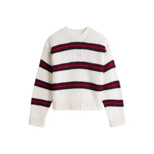 Tommy Hilfiger Серо-белые полосы Женские Свитера