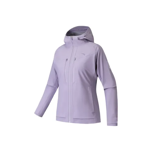 ANTA ZONGXUNXILIE Пыльно-фиолетовый Женские Ветровки