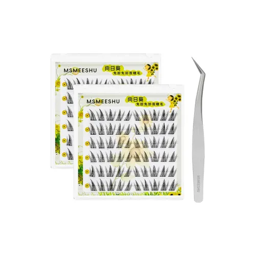 MSMEESHU Подсолнух Топ Lashes Клей Бесплатно And Нет Удаление Требуется Один Кластер