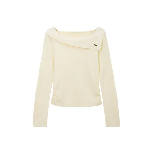 SUSANSAN Майярд Стиль Абрикос Женская Трикотаж