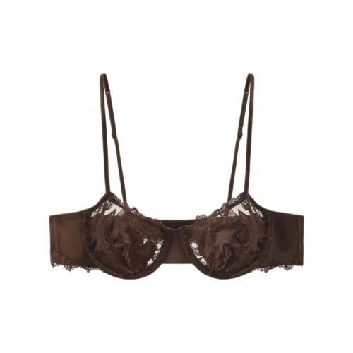 ZARA Коричневый Женский Бюстгальтер