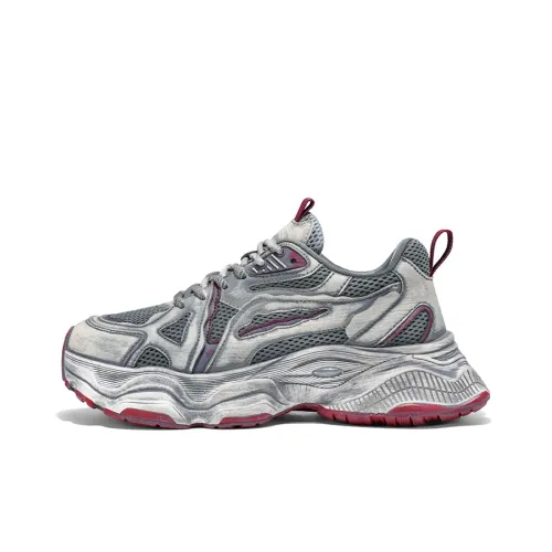 Budding Bear Износостойкий Легкий Дышащий и Противоскользящий. Низкий Топ Толстая Подошва Мужские Кроссовки