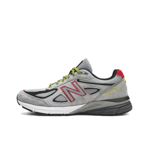 DTLR x New Balance NB 990 V4 Беговые кроссовки Мужские Серые