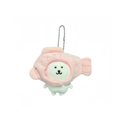 LALABABY Смешной Медведь Taiyaki Little Mouse Плюшевый Брелок 10 см Длина Тела