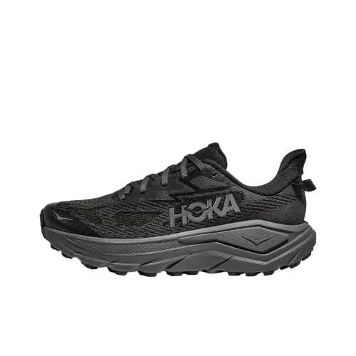 HOKA ONE ONE Challenger 8 Дышащие Беговые Кроссовки Женские Черные