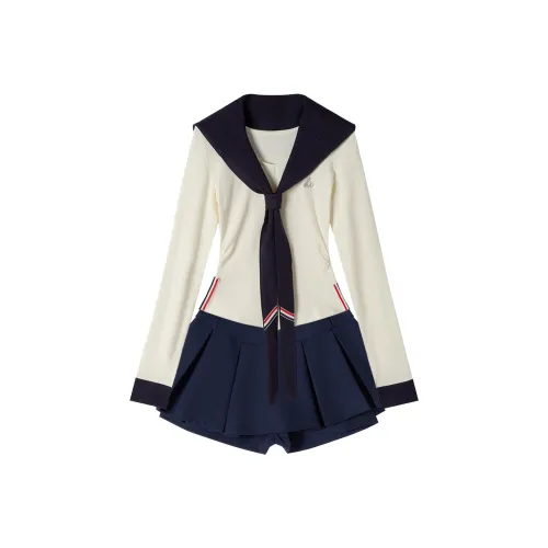 HUOXINGJIA JK ZHIFU Короткая Юбка Комплекты Женская Одежда