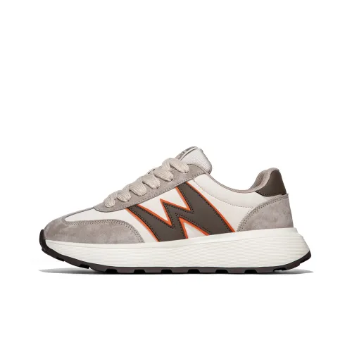 BIERLI Устойчивые к истиранию амортизаторы Низкий топ Кроссовки с толстой подошвой Мужские