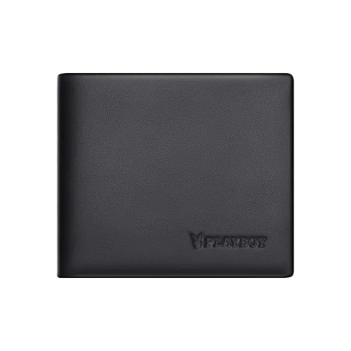 PLAYBOY Collaboration Кошелек из коровьей кожи Мужской Черный
