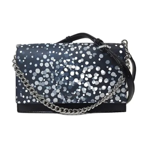 Kate Spade Cameron Кожа Цепь Сумка через плечо Женская Темно-синий Синий Многоцветный