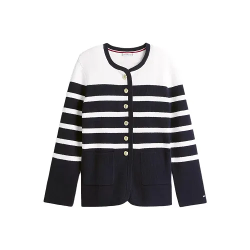 Tommy Hilfiger Белый Полосы Женские Свитера