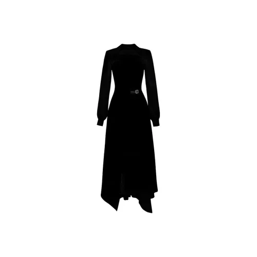 BABYLYCHEE STUDIO Длинное платье с длинными рукавами женское